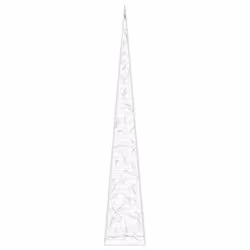 vidaXL Acrylic Decorative  LED Light Cone Blue Garden Holiday Ornament - Additional view 5