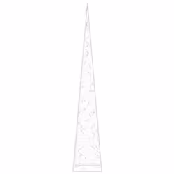vidaXL Acrylic Decorative  LED Light Cone Blue Garden Holiday Ornament - Additional view 6