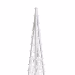 vidaXL Acrylic Decorative  LED Light Cone Blue Garden Holiday Ornament - Additional view 7