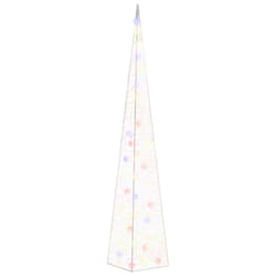 vidaXL Acrylic Decorative LED Light Cone Multicolour Holiday Ornament
