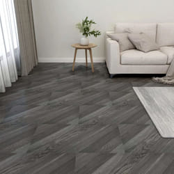 vidaXL 20x Self-adhesive Flooring Planks PVC Grey Striped Laminate Floor Home