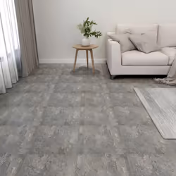 vidaXL 20x Self-adhesive Flooring Planks PVC Grey Carpet Tile Laminate Floor