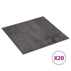 vidaXL 20x Self-adhesive Flooring Planks PVC Brown Carpet Tile Laminate Floor
