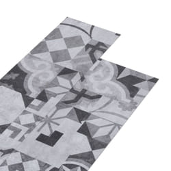 vidaXL Self-adhesive PVC Flooring Planks Underlay Wood Laminate Floor Tiles - grey pattern