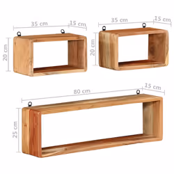 VidaXL 328262 shelve Acacia wood - Additional view 7