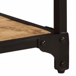 vidaXL Solid Rough Mango Wood Coffee Table Couch Side End Accent Console Table - Additional view 6