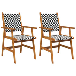 VidaXL 316249 outdoor chair Terrace Acacia wood, Polyrattan