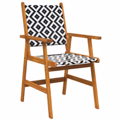 VidaXL 316249 outdoor chair Terrace Acacia wood, Polyrattan - Additional view 4