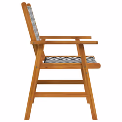 VidaXL 316249 outdoor chair Terrace Acacia wood, Polyrattan - Additional view 6