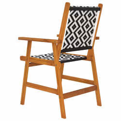 VidaXL 316249 outdoor chair Terrace Acacia wood, Polyrattan - Additional view 7