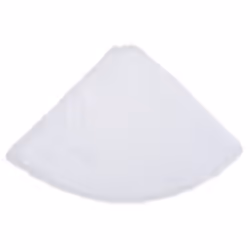 vidaXL Christmas Tree Skirt White 122 cm Faux Christmas Tree Base Decoration - Additional view 4