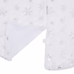 vidaXL Luxury Christmas Tree Skirt White 90 cm Faux Christmas Tree Base Mat - Additional view 4