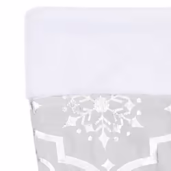 vidaXL Luxury Christmas Tree Skirt with Sock Fabric Multi Colours Multi Sizes - white, 90 cm - Additional view 6