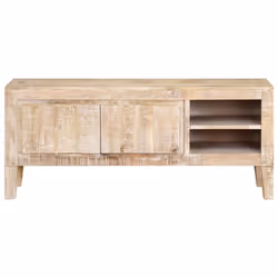 vidaXL TV Cabinet TV Unit Entertainment Centre Media TV Stand Solid Wood Mango