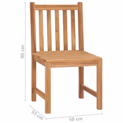 VidaXL 3073086 outdoor chair Terrace Teak - Additional view 8