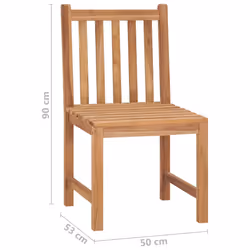 VidaXL 3073087 outdoor chair Terrace Teak - Additional view 8