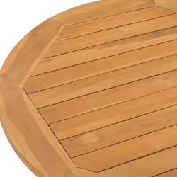 vidaXL Solid Wood Teak Garden Dining Set 5 Piece Wooden Outdoor Dining Set - Additional view 7