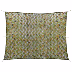 vidaXL Camouflage Netting with Storage Hunting Cover Shooting Hunting Shelter - 200 x 400 cm