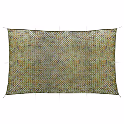 vidaXL Camouflage Netting with Storage Hunting Cover Shooting Hunting Shelter - 200 x 700 cm