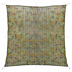 vidaXL Camouflage Netting with Storage Hunting Cover Shooting Hunting Shelter - green, 500 x 500 cm