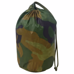 vidaXL Camouflage Netting with Storage Hunting Cover Shooting Hunting Shelter - green, 500 x 500 cm