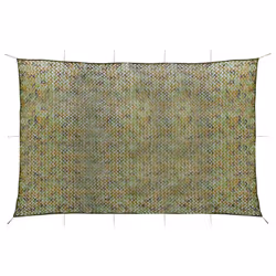 vidaXL Camouflage Net with Storage Bag Green Outdoor Patio Car Camping Net