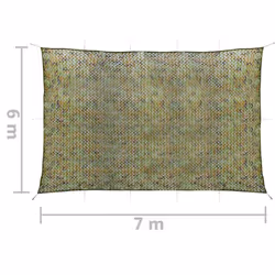 vidaXL Camouflage Net with Storage Bag Green Outdoor Patio Car Camping Net - Additional view 4