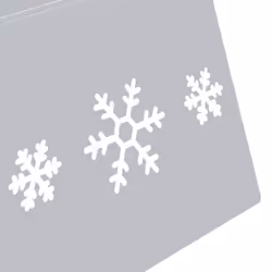 vidaXL Christmas Tree Skirt Tree Xmas Ornament Base Cover Silver&White/Red - silver and white - Additional view 5