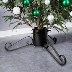 vidaXL Christmas Tree Stand Black Home Holiday Decoration Xmas Tree Holder