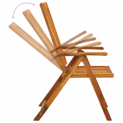 VidaXL 3075053 outdoor chair Terrace Acacia wood - Additional view 4