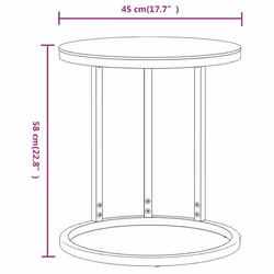 VidaXL 331661 coffee/side/end table - Additional view 6