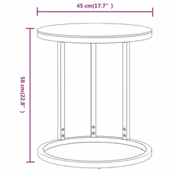 VidaXL 331663 coffee/side/end table - Additional view 7