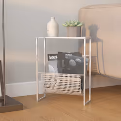 VidaXL 331670 magazine rack Silver