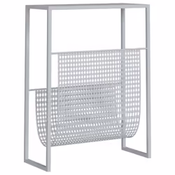 VidaXL 331670 magazine rack Silver - Additional view 5