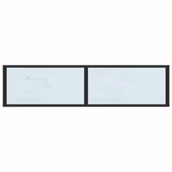vidaXL Console Table White Marble Tempered Glass Home End Hall Porch Table - Additional view 4