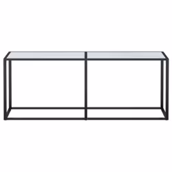vidaXL Console Table White Marble Tempered Glass Home End Hall Porch Table
