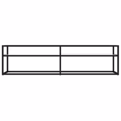 vidaXL TV Cabinet White Marble Tempered Glass Stereo Hifi Cabinet TV Stand - Additional view 2