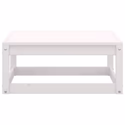 vidaXL Garden Lounge Set Outdoor Furniture Set 6 Piece White Solid Wood Pine