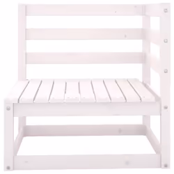 vidaXL Garden Lounge Set Outdoor Furniture Set 6 Piece White Solid Wood Pine - Additional view 7