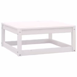 vidaXL Garden Lounge Set Outdoor Furniture Set 6 Piece White Solid Wood Pine - Additional view 9