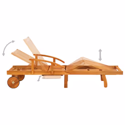 VidaXL 3077329 outdoor chair Lounge Acacia wood - Additional view 5