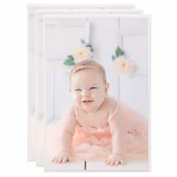 vidaXL 3x Photo Frames Collage for Table Silver 21x29.7cm MDF Picture Frame