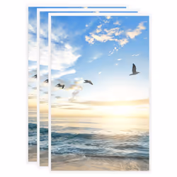 vidaXL 3x Photo Frames Collage for Table White 10x15 cm MDF Picture Frame