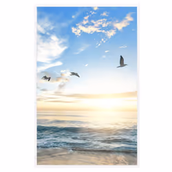vidaXL 3x Photo Frames Collage for Table White 10x15 cm MDF Picture Frame