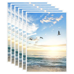 vidaXL 5x Photo Frames Collage for Table White 21x29.7cm MDF Picture Frame