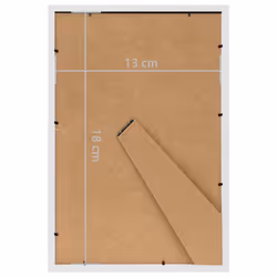 vidaXL 5x Photo Frames Collage for Table White 13x18 cm MDF Picture Frame