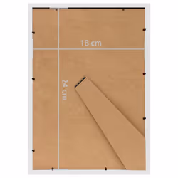 vidaXL 3x Photo Frames Collage for Table White 18x24 cm MDF Picture Frame