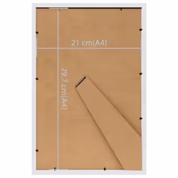 vidaXL 5x Photo Frames Collage for Table White 21x29.7cm MDF Poster Frame - Additional view 7