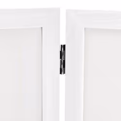 vidaXL Trifold Photo Frame Collage White Indoor Decor Hinged Picture Frame - Additional view 4