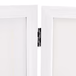 vidaXL Trifold Photo Frame Collage Picture Frame 22x15/28x18cm Multi Colours - white, 28 x 18 cm - Additional view 4